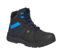 Portwest FD37 Composite Action Nubuck Ankle Boot S3 ESD HRO SRC - Black Blue