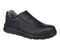 Portwest FD62 Compositelite Slip On Safety Trainer Black UK12 Colour: UK12 - EU47 - US13