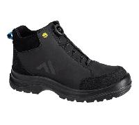Portwest FE02 Ridge Composite Mid Boot S3S ESD SR FO Black/Blue UK4 Co UK4 - EU37 - US5