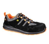 Portwest FE07 Composite Sandal S1 ESD Black/Orange UK6 Colour: Black/O UK6 - EU39 - US7