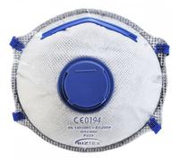 Portwest FFP2 Carbon Respirator (Pk10) White Colour: White, Size: One One Size