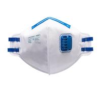 Portwest FFP2 Valved Fold Flat Respirator White (Pack of 20)