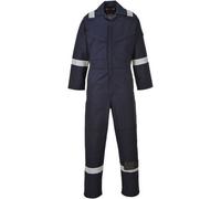 Portwest Coverall - Flame Resistant Lightweight Anti-Static 280g Navy Size 4XL