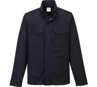 Portwest FR65 Flame Resistant Molten Metal Jacket Navy Size: L Colour: L