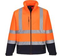 Portwest Jacket S425 Fleece Lined Class 3 Hi-Vis Orange/Navy M