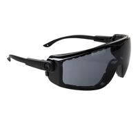 Portwest Focus Safety Glasses Black Smoke