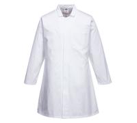 Portwest 2202 Food Industry 1 Pocket Coat Concealed Stud Front Twill Fabric