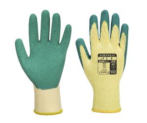 Portwest Fortis Latex Grip Gloves Green