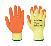 Portwest Fortis Latex Grip Gloves Orange