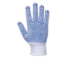 Portwest Fortis Polka Dot Glove White/Blue Size: XS Colour: White/Blue XS