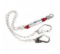 Portwest FP25 Double 1.8m Lanyard With Shock Absorber White Colour: Wh One Size