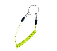 Portwest FP46 Coiled Tool Lanyard Green Colour: Green, Size: One Size One Size