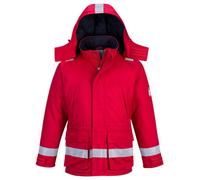 BizFlame Mens Flame Resistant Antistatic Winter Jacket Red M