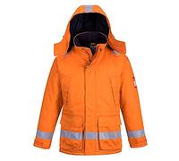Portwest FR Anti-Static Winter Jacket, Size: XL, Colour: Orange, FR59ORRXL