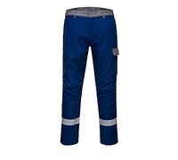 Portwest FR06 Bizflame Industry Two Tone FR Trousers Machine Washable Royal