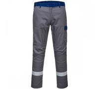 Portwest FR06 Bizflame Industry Two Tone Trousers Grey Waist: 33" 33" 31"