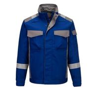 Portwest FR08 Bizflame Industry Two Tone FR Welding Jacket | EN ISO 11611 Class 1, EN 1149-5, Metal Detector Friendly