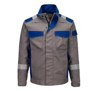 Portwest FR08 Bizflame Industry Two Tone FR Welding Jacket | EN ISO 11611 Class 1, EN 1149-5, Metal Detector Friendly