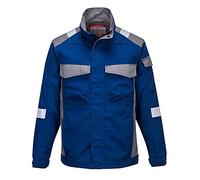 Portwest FR08 Flame Resistant Bizflame Ultra Two Tone Jacket Royal Blue, Medium