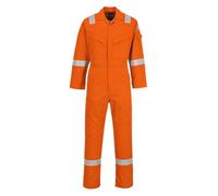 Portwest FR21 Men's Lightweight Fireproof Overalls Flame Resistant Anti-Static Welding Coverall Boiler Suit Orange Tall, XX-Large