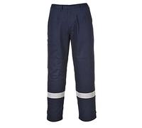 Portwest FR26NATL Bizflame Plus Trouser, Large/Tall, Navy