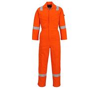 Portwest FR28 Bizflame Work FR Coverall Rule Pocket Two-Way Zip Radio Loops
