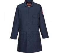 Portwest FR34 Flame Resistant Standard Coat Navy Size: XL Colour: Navy XL