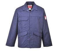 Portwest FR35 Bizflame Work FR Jacket Flame Resistant Long Sleeve Brass Zip