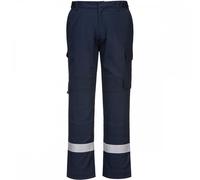 Portwest FR401 Bizflame Plus Lightweight Stretch Panelled Trouser Navy 2XL 31"