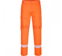 Portwest FR401 Bizflame Plus Lightweight Stretch Panelled Trouser Oran XL 31"