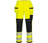 Portwest FR407 PW3 FR Hi-Vis Holster Trousers Yellow/Black Waist: 42&q 42" 31"