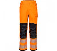 Portwest FR414 PW3 FR HVO Work Trousers Orange/Black Waist: 42" I 42" 31"