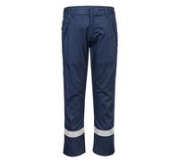 Portwest FR417 FR Chemical Resistant Trousers Flame Resistant Safety Pants -Navy