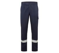 Portwest FR432 Bizflame 88/12 FR Trousers Flame Resistant Multi Norm Anti Static Work Pants 6 Pockets Rule Pocket Elasticated Waist Extendable Leg CE CAT III Certified, Navy, 30