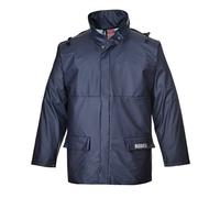 Portwest FR46 Sealtex Flame FR Jacket Long Sleeve Concealed Stud Waterproof