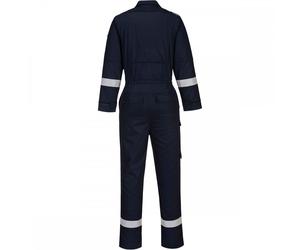 Portwest FR502 Bizflame Plus Lightweight Stretch Panelled Coverall Nav M 31"