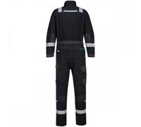 Portwest FR503 WX3 Flame Resistant Coverall Black Size: L Colour: Blac L 31"