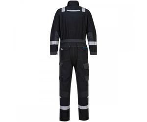 Portwest FR503 WX3 Flame Resistant Coverall Black Size: L Colour: Blac L 31"