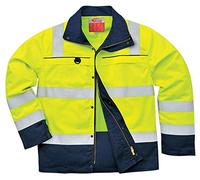 Portwest FR61 Bizflame Work Hi-Vis Multi-Norm Contrast FR Jacket
