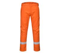 Portwest FR66 Bizflame Industry FR Trousers Flame Resistant Safety Pants -Orange