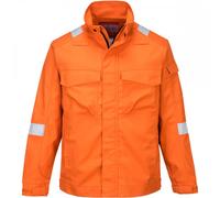 Portwest FR68 Bizflame Ultra Jacket Orange Size: L Colour: Orange, Ch L