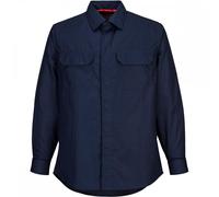 Portwest FR69 Bizflame Plus Shirt Navy Size: S Colour: Navy, Chest Siz S