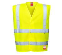 Flame Retardant Hi-Visibilty Anti Static Vest - Flame Resistant FR71
