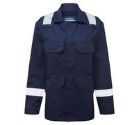 Portwest FR740 Bizflame Work FR Women's Jacket Welding | EN ISO 11612 A1+A2 B1 C1 E2 F1, EN ISO 11611 Class 2, EN 17353 Type B2, UPF 40 Blocks 98% UV