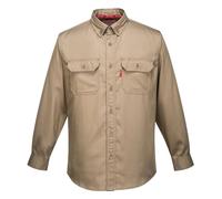 BizFlame 88/12 Flame Resistant Shirt Khaki 2XL