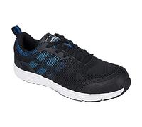 Portwest FT15 Slip Resistant Steelite Tove Trainer S1P Black/Blue, 47