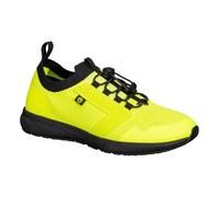 Portwest FT22 Occupational Trainer O1 ESD Flyknit Metal Free Toggle Slip Resistant EVA Rubber Machine Washable Anti Static Lightweight Footwear, Yellow 46