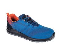 Portwest FT25 Steel Textile Trainer Set of Contrast Laces Back Pull-Tab