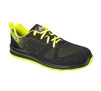 Portwest FT25 Steel Textile Trainer Set of Contrast Laces Back Pull-Tab