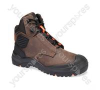 Portwest Ft30 Steel Leather Ankle Boot S3 Sc Hro Hi Ci Lg Sr Brownorange 10 FT30